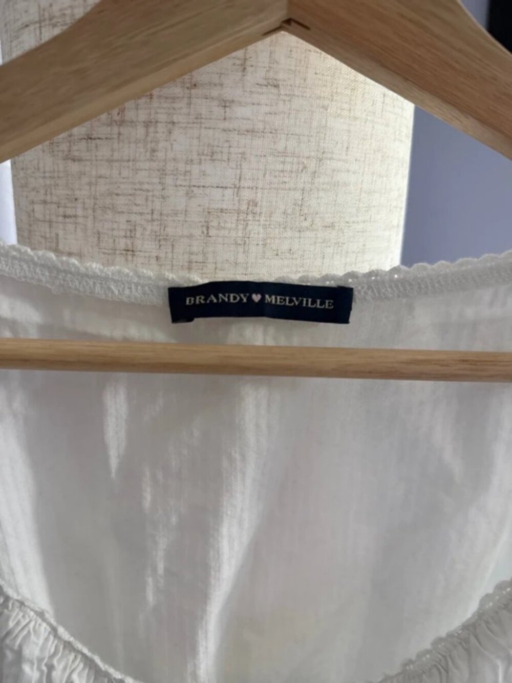 Brandy white baby doll top - Picture 3 of 3